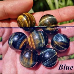 Novelty Items Natural Blue Tiger Eye Jasper Quartz Crystal Ball Families Stand Healing Crafts Carving Gifts Sphere Chakra Reiki S G3d7