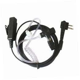 2pin Surveillance Headset Earpiece Air Acoustic W/PTT For HYT Hytera TC500 TC508 TC580 TC610 2/Two-way Radio Walkie Talkie Accessories