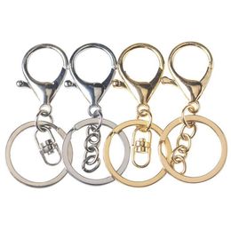 Jewelry Findings connectors Key rings pendant ring keychain DIY accessories lobster clasp