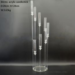 New wedding Party Decoration props acrylic crystal candlestick street lamp window site decoration supplies