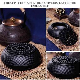 Teapot Warmer Retro Ceramic Heater Candle Stand Holder Stove 210813