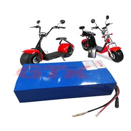 GTK 60v lithium ion 12ah 18650 cell battery pack for electric motorcycle skateboard power wheelchair+3A charger