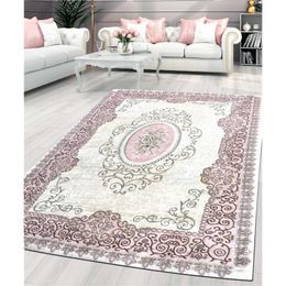 Traditional Patterned Rubber Carpet Cover Turkish Fabric Rug Protection Room Decoration Bedroom Tapete Cubrir Sponged 210626