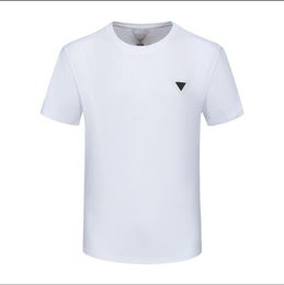 22ss Designers T shirt Summer Europe Paris Polos American Stars Fashion Mens tshirts Star Satin Cotton Casual t-shirt Women mans Tees Black White M-3XL #962 T-shirt