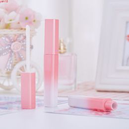 Gradient Pink Lip Gloss Tubes DIY Empty Cosmetic Container Refillable Bottles Liquid Lipstick Storage Bottle 240PCS Wholesalehigh qty