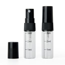 50 PCS/Lot 3ML Sample Bottle With Calibration Empty Perfume Bottle