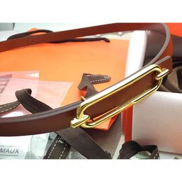 Belt Womens High Quality Genuine many Color optional fashion Cowhide Belt for Mens Belt with gift box HJ5 15mm