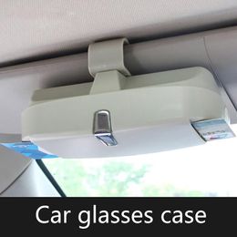 Other Interior Accessories Car Universal Sunglasses Holder Glasses Case Multifunctional Eyeglass Box For