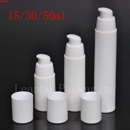 White Cosmetic Airless Bottle Plastic Packing Bottle,Lotion Bottles,Travel Skin Care Cream Dispensergoods