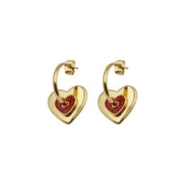 Celin Love Earrings New Trend Chandelier Niche Design Temperament Simple Fashion Versatile High-End Light Luxury Jewelry Accessories