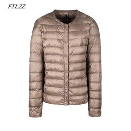 Plus Size Ultra Light White Duck Down Jacket Winter Women Short Coat Slim Casual Coats Female Warm Parka 210423