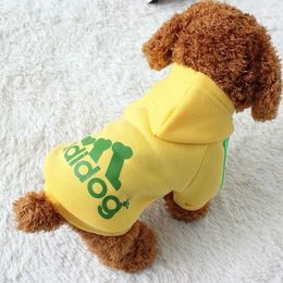 wholesale XS-9XL Pet Dog Apparel Clothes for Small Medium Big Large Dogs Cotton Hooded Sweatshirt Hot Selling Warm Two-Legged Pets Jacket