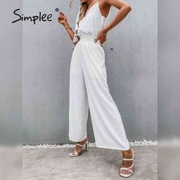 White Casual High-waisted Wide-leg Elegant Summer Cool Women Trousers Solid Office Ladies Straight-leg Pants 210414