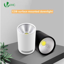 Ceiling Lights Dimmable LED COB Spotlight Lamp AC85-265V 7W 9W 12W 15W 18W 20W30W Aluminium Surface Mounted Downlights Indoor Lighting