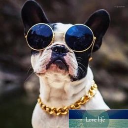 Cuban Link Thick Golden Chain Dog Cat Pets Safety Collar Stainless Steel Pet Dog Gold Chain 36/45cm Dogs Accessories1 Factory price expert design Quality Latest