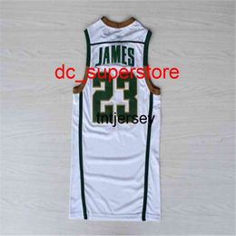 100% Stitched Irish High School LeBron James #23 Jersey Mens Women Youth Custom Number name Jerseys XS-6XL