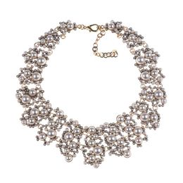 Fashion Layered Pearls Necklace For Women Luxury Party Collar Custom Bridal Jewellery Statement Necklaces & Pendants Chokers