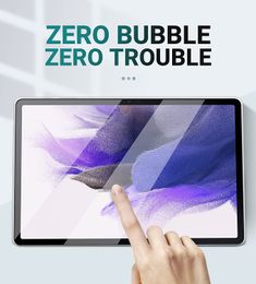 screen protectors For Samsung Tablet Glass Over 12 inches Scratch Resistant Anti-Fingerprint HD With Retail Package