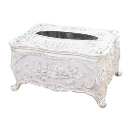 Acrylic Tissue Box Universal Luxury European Paper Rack Office Table Accessories 53CB 210818