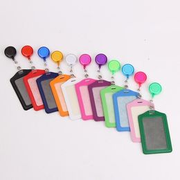 Party Supplies A B style Bank Credit Card Holders with PU Card Bus ID Holders Identity Badge for Office School T2I52753
