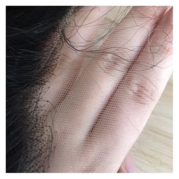 Malaysian Human Hair 13X4 HD Lace Frontal 5X5 Closure 18-22inch Virgin Products Baby Hairs Free Part Natural Colour