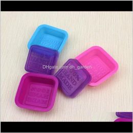 Bakeware Kitchen, Dining Bar Home & Garden Drop Delivery 2021 100Percent Handmade Soap Moulds Square Sile Moulds Baking Craft Art Making Tool