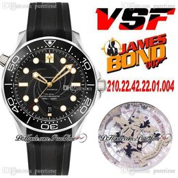VSF Diver 300M 42mm A8800 Automatic Mens Watch Black Textured Dial 210.22.42.20.01.004 Rubber Strap Orbis Non Sufficit Super Edition Puretime B2