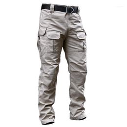 Men's Tactical Pants Autumn Camouflage Casual Combat Cargo Water Repellent Ripstop Long Trousers Plus Size 3XL1