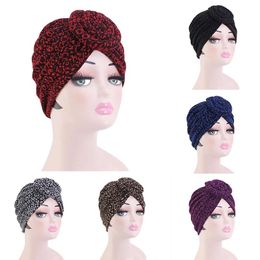 Flower Headband Decoration hijab Turban African Headtie Islam muslim head scarf Cap Scarf Hat Square Scarf Soft beanie Headscarf