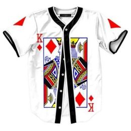 Baseball Jersey Men Stripe Short Sleeve Street Shirts Black White Sport Shirt UAL704