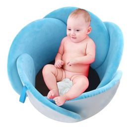 Baby Bath Lotus Cushion Sink Bather Petal Newborn Bathtub Mat Bathing Tub Seat Support Lounger Flower Bathing Safety Sink Pad 210413