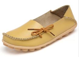 2021 Moda İlkbahar ve Sonbahar Yeni Yumuşak Tabanlı Rahat Ayakkabılar Anne Dana Bezelye Ayakkabı Artı Boyutu