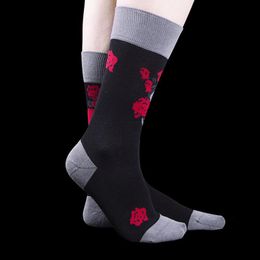 Sports Socks Inhale Absorbent Terry Gift Street Tube Printing Men And Women Fashion Vintage Couples Skeleton Personality SKB0702