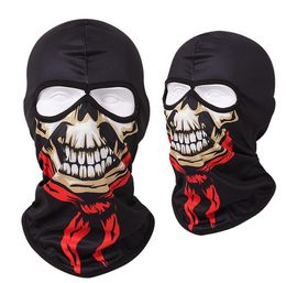 Summer cooling Multifunction Skull Balaclava masks Outdoor Cycling Hunting Camping Neck gaiter Ski Caps Tactical Army hat Scarf Anti UV head cover beanie hats