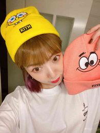 knitted hat kith winter women cute cartoon hat pink starfish pattern embroidery autumn winter outdoor cold hatxrnscategory