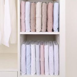 Clothing & Wardrobe Storage 5/10pcs Practical Clothes Foldable Board Saving Time Quick Folding Laundry Holder Organiser Household T-shirt Sh