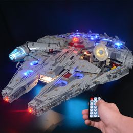 Led Light Kit For 75192 And 05132 Falcon Millennium DIY Toys Set (Not Included Building Blocks) Q0624