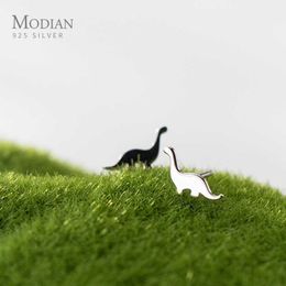 Cute Tiny Animal Dinosaur Silver Studs Ear Fashion Exquisite 925 Sterling Lovely Stud Earrings For Women Jewellery 210707