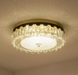 LED Modern Crystal Round Designer Chandelier Lighting Lustre Suspension Luminaire Lampen For Foyer