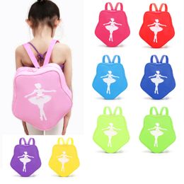 Children Sports Yoga Dance Gymnastics Bag Girls Princess Cute Ballet Dance Pink Backpack with bow-knot Q0705