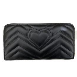 Great quality Designer Wallet for Women Purse Zipper Bag Ladies Card Holder Pocket Coin Hold in Black Color