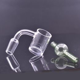 25mm quartz banger with Coloured Glass Carb Cap 10mm 14mm 18mm Male Female Domeless Nail for dab rig bong