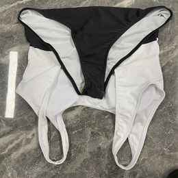 Hot Swimsuit Bikini Set Women Hollow Out Black White One-Piece Swimwear Fast Bathing Suits Sexy 738043