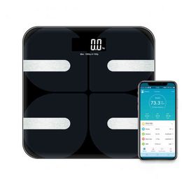 Weight Scale Smart Digital Scale Body Fat Weight Balance Bluetooth Floor Scale Connect APP Android IOS Electronic LCD Bathroom H1229