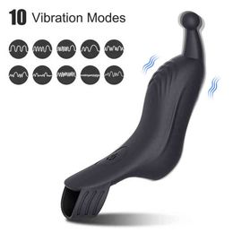 NXY Vibrators Silicone Vibrator for Women Finger Sleeve G Spot Orgasm Clitoris Stimulator Female Goods Adults 18 Sex Toys 0407