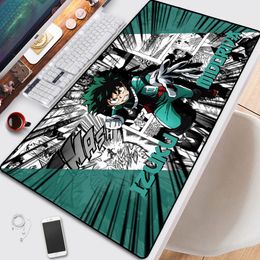 My Hero Academia Large XL Mousepad Anime Gamer Gaming Mouse Pad Computer Accessories Big Keyboard Laptop mouse pad Anime carpet