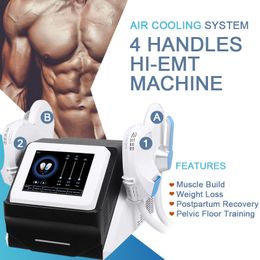 Portable Pelvic floor seat 4 handles air cooling hi-emt slimming machine muscle stimulator body sculpt 7 tesla shape muscle training weight loss machines