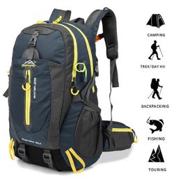 Cycling Bags 40L Water Resistant Travel Backpack MTB Mountainbike Camp Hike Laptop Daypack Trekking Climb Back For Men Women356Y