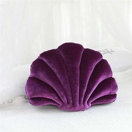 Cushion/Decorative Pillow Seaside Shell Plush Sleeping Stuffed Insert Cushion Baby Kids Couch Chair Pad
