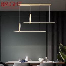 Pendant Lamps BRIGHT Nordic Lights Gold Modern Creative Decoration LED Fixture For Home Living Room